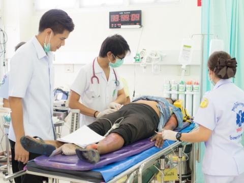 กิจกรรมซ่อมแผนอุบัติเหตุ 2561